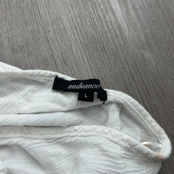 Ambience flowy white flare sleeve - Picture 4 of 5